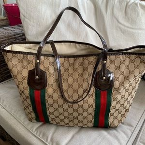 Authentic Gucci Web Tote~
